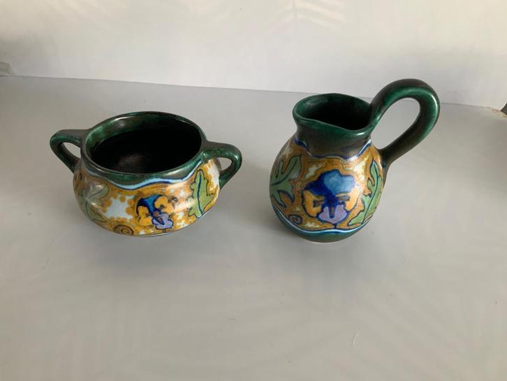 Plateel decor Pensee, Antiek en Kunst, Antiek | Keramiek en Aardewerk, Ophalen of Verzenden