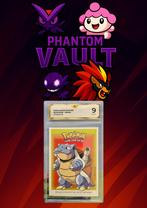 Pokemon Blastoise Error “Dunkin Boomer” - Global Grading 9, Ophalen of Verzenden, Nieuw, Losse kaart