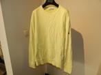 Stone Island citrus gele sweater ronde hals lange mouw M