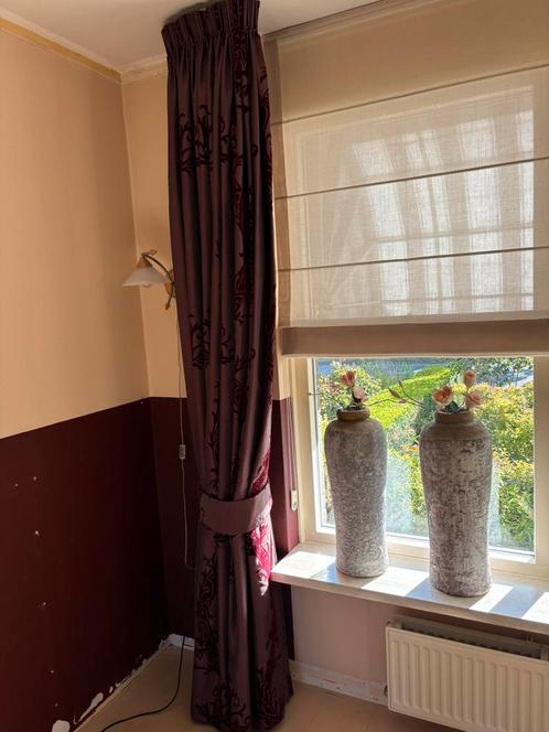Gordijnen barok stijl ongeveer 240 cm, Huis en Inrichting, Stoffering | Gordijnen en Lamellen, Gebruikt, 200 cm of meer, 200 cm of meer