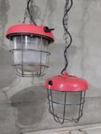 Oude vintage industrieel bunkerlamp lamp hanglamp veranda, Huis en Inrichting, N, N, Ophalen of Verzenden, N