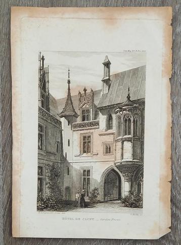 Hôtel de Cluny... Garden Front - H. Longueville Jones beschikbaar voor biedingen