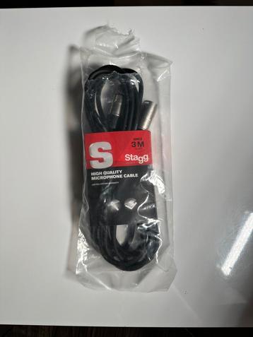 XLR naar XLR plug 3M microfoonkabel beschikbaar voor biedingen