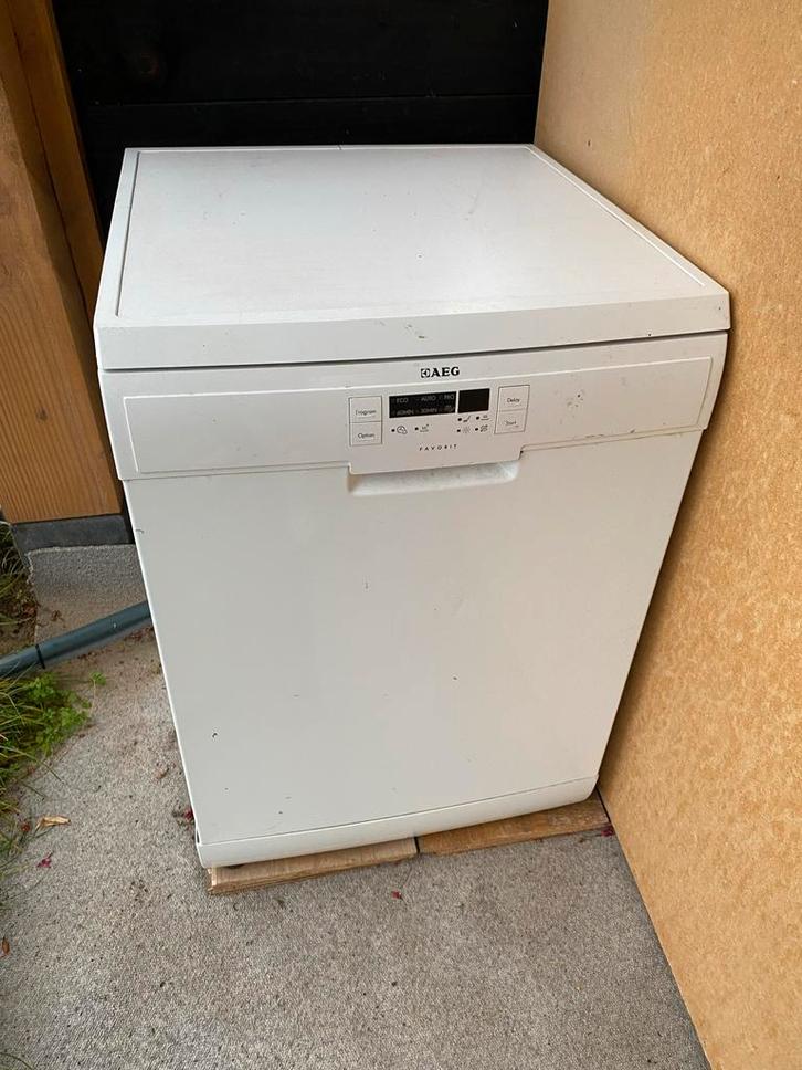 Losse Vaatwasser AEG, Witgoed en Apparatuur, Vaatwasmachines, Gebruikt, Vrijstaand, 85 tot 90 cm, 60 cm of meer, 10 tot 14 liter