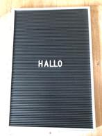 Zwart letter bord 45x30 cm. Koopje €2,50, Ophalen, Zo goed als nieuw, Overige typen