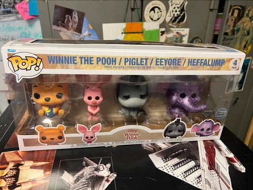 New! Funko Pop! 4-pack van Pooh, Piglet, Eeyore, Heffalump, Verzamelen, Poppetjes en Figuurtjes, Zo goed als nieuw, Ophalen of Verzenden