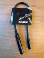 Pro Snake YPA 1003 BK stereo Jack adapter connector, Muziek en Instrumenten, Kabels en Stekkers, Ophalen of Verzenden, Zo goed als nieuw