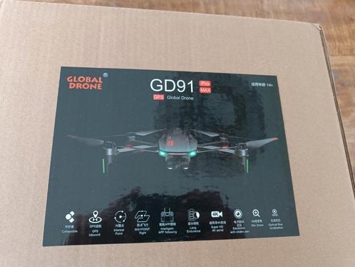 Drone GD 91 pro met o.a. GPS, Hobby en Vrije tijd, Modelbouw | Radiografisch | Helikopters en Quadcopters, Nieuw, Elektro, Met camera