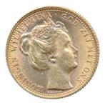 Nederland 10 Gulden goud 1898 Wilhelmina met diadeem, Postzegels en Munten, Ophalen of Verzenden, Goud