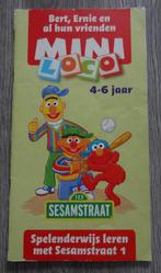 Mini loco boekje Sesamstraat, spelenderwijs leren, Ophalen of Verzenden, Gebruikt
