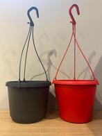 Hangpot voor bloemen, Tuin en Terras, Bloempotten, Ophalen, Kunststof, Tuin, Rond