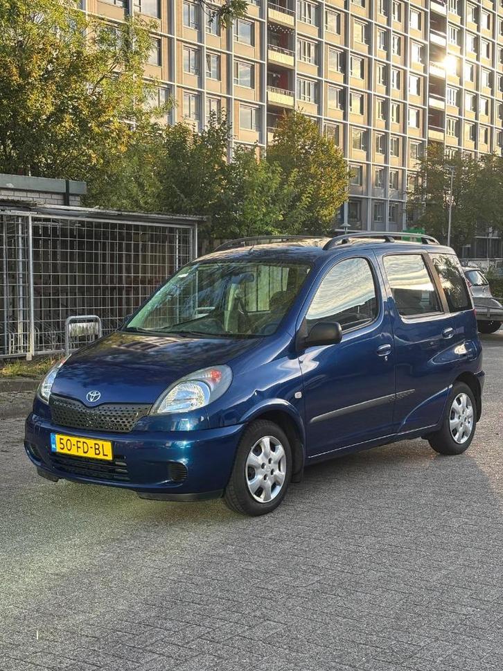 Toyota Yaris Verso 1.3 16V Vvti LineaSOL Automaat 2000 Blauw, Auto's, Toyota, Bedrijf, Yaris Verso, Airbags, Boordcomputer, Centrale vergrendeling
