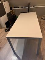 Bureau grijs 180x80, Ophalen, Kunststof, Gebruikt, 100 tot 150 cm
