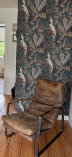 Eleonora Lex Leren Fauteuil - Gebruikt, Huis en Inrichting, Fauteuils, Ophalen, Gebruikt, 50 tot 75 cm, Leer