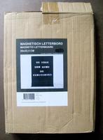 Memobord zwart / letterbord magnetisch / industrieel, Ophalen of Verzenden, Zo goed als nieuw, Magneetbord