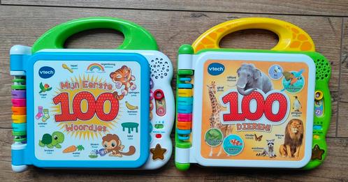Vtech mijn eerste 100 woordjes & mijn eerste 100 dieren., Kinderen en Baby's, Speelgoed | Vtech, Nieuw, Ophalen of Verzenden