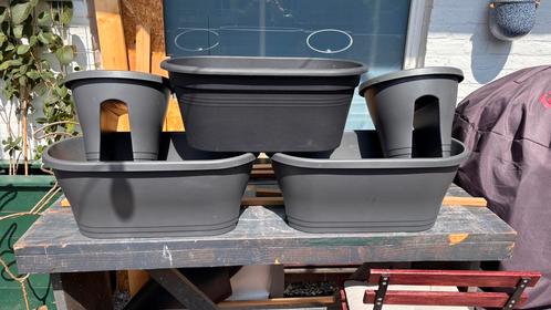 5 Elho Plantenbakken/ Bloembakken voor Balkonreling, Tuin en Terras, Bloembakken en Plantenbakken, Zo goed als nieuw, Kunststof