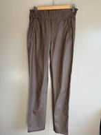 Knit-Ted bruin / Grijze / mauve nep leren broek - Maat XS, Bruin, Knit-ted, Ophalen of Verzenden, Zo goed als nieuw