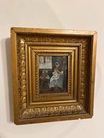 Antiek schilderijtje, Antiek en Kunst, Kunst | Schilderijen | Klassiek, Ophalen of Verzenden