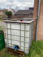 IBC Container 1000L met Kraan, Ophalen, Kunststof, Gebruikt, Met kraantje