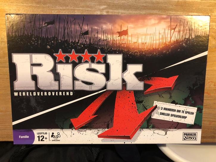 Risk - wereldveroverend, Hobby en Vrije tijd, Gezelschapsspellen | Bordspellen, Zo goed als nieuw, Ophalen of Verzenden