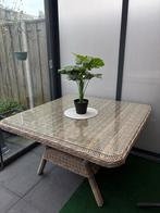 Mooie Tuintafel met Glazen Blad, Ophalen of Verzenden