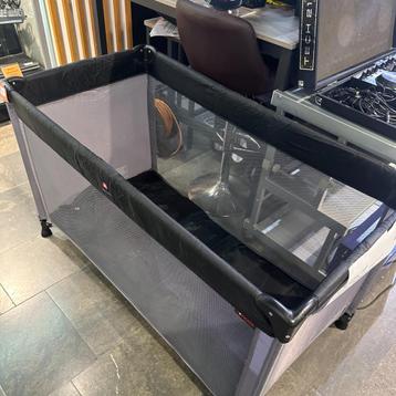 Campingbed - Topmark - Charlie - Grijs Zwart beschikbaar voor biedingen