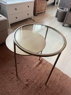 Riverdale Gouden Bijzettafel, Ophalen, Minder dan 45 cm, Minder dan 55 cm, Gebruikt