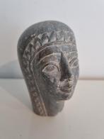 Antiek Egyptisch stenen hoofd, Antiek en Kunst, Kunst | Beelden en Houtsnijwerken, Ophalen of Verzenden
