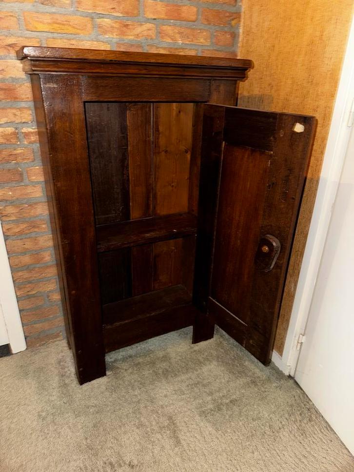 Antiek Houten Hoek Kabinet, Antiek en Kunst, Antiek | Meubels | Kasten, Ophalen