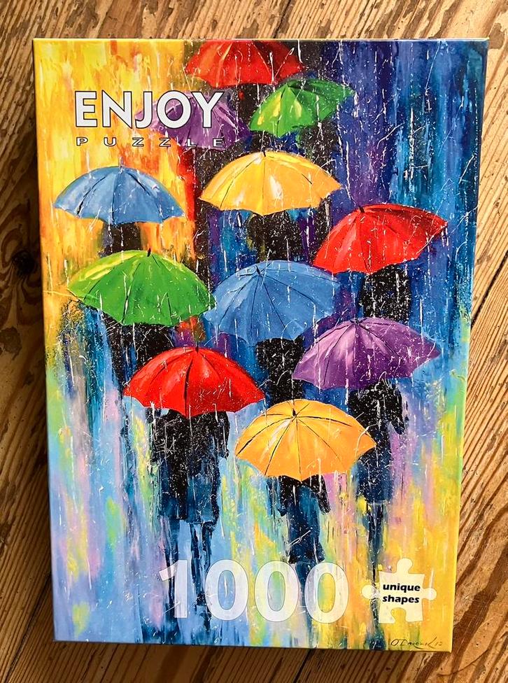 ENJOY legpuzzel, Hobby en Vrije tijd, Denksport en Puzzels, Zo goed als nieuw, 500 t/m 1500 stukjes, Ophalen of Verzenden