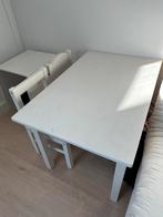 IKEA peuter bureau met 2 stoeltjes, met gebruikssporen, Gebruikt, Ophalen