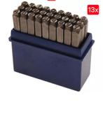 13 setjes slagletters 5 mm., Doe-het-zelf en Verbouw, Gereedschap | Handgereedschap, Ophalen of Verzenden
