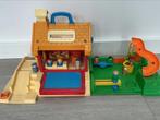 Vintage Fisherprice schooltje 1971, Ophalen, Gebruikt, Speelset