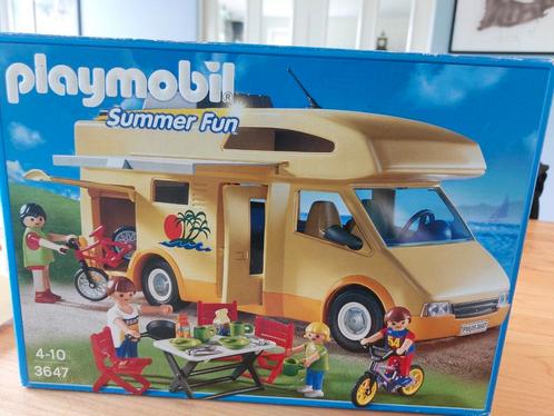 Compleet met doos Playmobil summer fun 3647 4-10 camper, Kinderen en Baby's, Speelgoed | Playmobil, Zo goed als nieuw, Ophalen of Verzenden