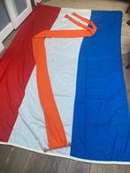Nederlandse vlag incl oranje wimpel 290x190, Diversen, Vlaggen en Wimpels, Zo goed als nieuw, Ophalen