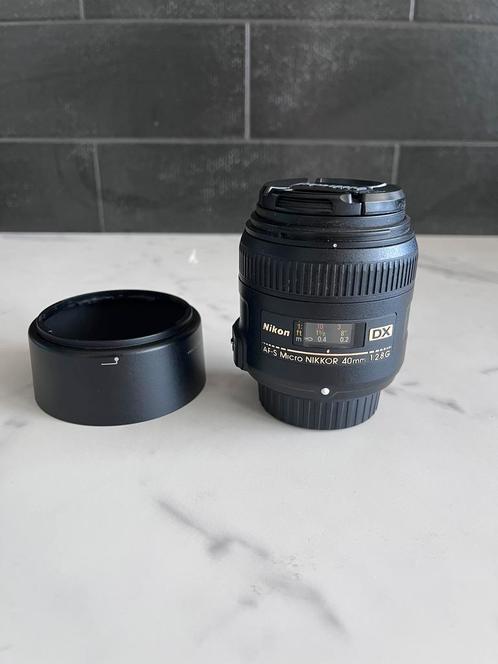 Nikkor 40mm f/2.8G DX Micro – Macro lens –, Audio, Tv en Foto, Fotografie | Professionele apparatuur, Zo goed als nieuw, Ophalen of Verzenden