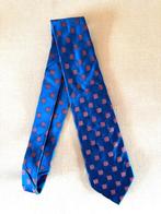 BOSS Hugo Boss zuiver zijden blauwe stropdas tie BCBC, Blauw, Ophalen of Verzenden, Zo goed als nieuw, Hugo Boss