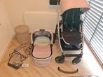 UPPAbaby CRUZ kinderwagen met reiswieg + acces. in Roze, Kinderen en Baby's, Kinderwagens en Combinaties, Gebruikt, Combiwagen