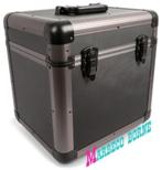 Platen koffer, Recordcase, 12inch case, Titanium RC100