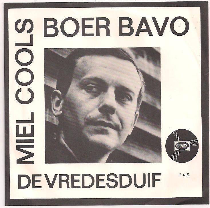 Miel Cools- De Vredesduif/ Boer Bavo, Verzenden, Zo goed als nieuw, Overige formaten, Levenslied of Smartlap