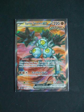 4772: Nieuwe Pokemonkaart Secret SANDY SHOCKS EX   (228/182) beschikbaar voor biedingen