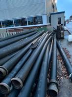 Hogedruk afvoerbuizen met snelkoppelingen. 6 tot 8 m1 lang, Ophalen, Gebruikt, 6 meter of meer, 80 mm of meer