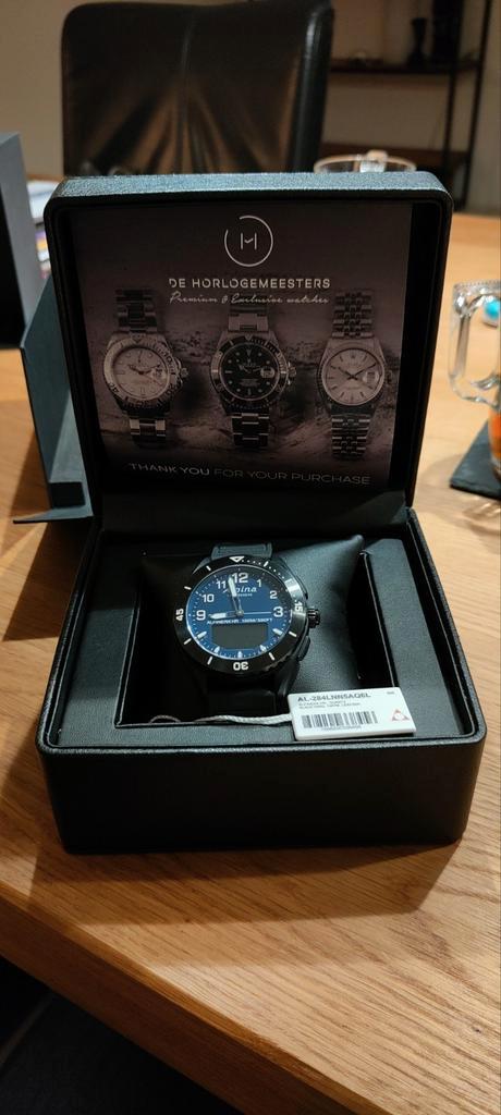 Tk zgan Alpina smartwatch Type RX-HR analoog uurwerk., Sieraden, Tassen en Uiterlijk, Horloges | Heren, Zo goed als nieuw, Ophalen of Verzenden