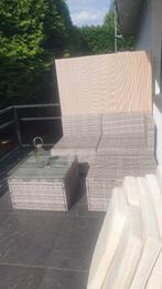 Loungeset balkon, Ophalen, Kunststof, Gebruikt, 3 zitplaatsen