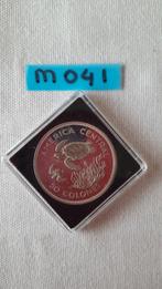 Zilveren 50 Colonnes Costa Rica 1974 WWF (Kavel M 041), Ophalen of Verzenden, Midden-Amerika, Losse munt, Zilver