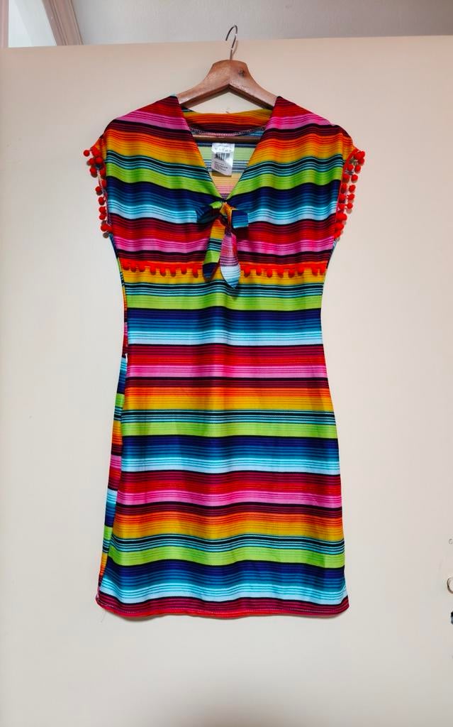 Mexicaans jurkje maat 36 - Wilbers Karnaval, Carnaval, Ophalen of Verzenden, Zo goed als nieuw, Kleding