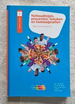 Verhoudingen, procenten, breuken en kommagetallen, Verzenden, Zo goed als nieuw, Jos van den Bergh; Ortwin Hutten; Marc van Zanten; Petra van ...