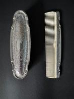 Antiek verzilverde kam en borstel, Antiek en Kunst, Ophalen of Verzenden, Zilver