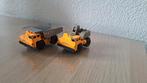 Dump truck, 1989, en mobile crane, 1984, Matchbox, Gebruikt, Matchbox, Ophalen of Verzenden, Bus of Vrachtwagen